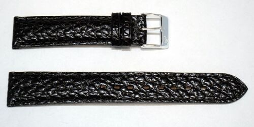 Bracelet montre cuir vachette véritable modèle bombé Vesuve marron foncé 20mm
