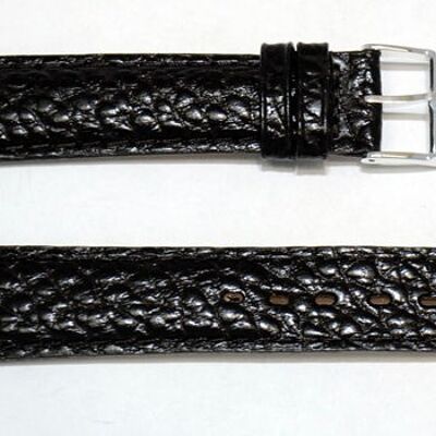 Cinturino orologio Vesuvio modello bombato testa di moro in vera pelle di vacchetta 20mm