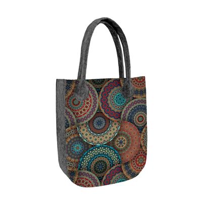 Borsa Shopper Casablanca In Feltro Linea City Bertoni