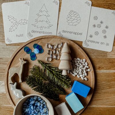 Winter flashcards - learning about the season while playing