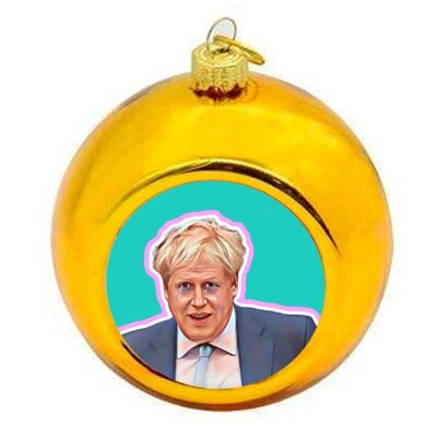 Christmas Baubles 'Boris Glitter Tears'