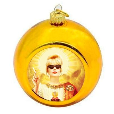 Christmas Baubles 'Patron Saint Of Fab -