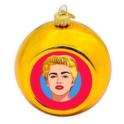 Christmas Baubles 'MADONNA'