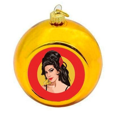 Christmas Baubles 'RED AMY'