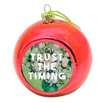 Boules de Noël 'Trust The Timing' 5