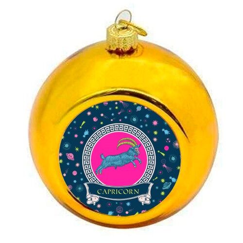 Christmas Baubles 'Capricorn'