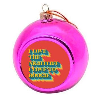 Boules de Noël 'I Love To Boogie' 4