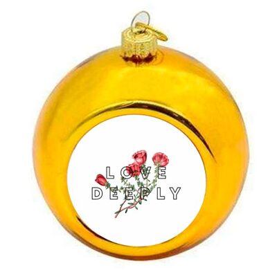 Christmas Baubles 'Love Deeply'