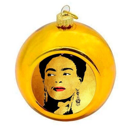 Christmas Baubles 'Frida - Gold'