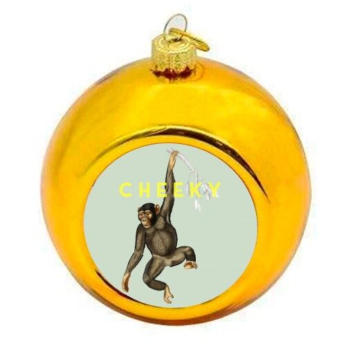 Christmas Baubles 'Cheeky Monkey'