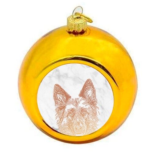 Christmas Baubles 'ALSATIAN'