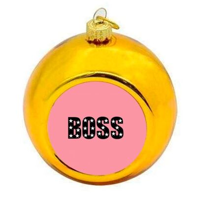 Christmas Baubles 'Boss'