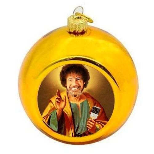 Christmas Baubles 'Patron Saint Of Chill