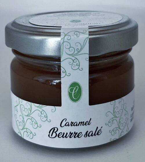 Creme caramel au beurre sale mini pot de 60 g