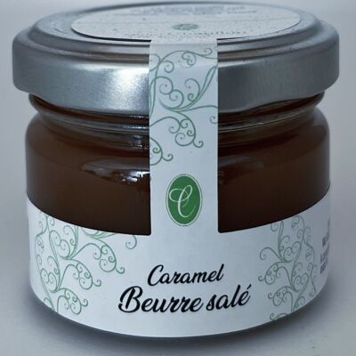 Caramel cream with salted butter mini jar of 60 g