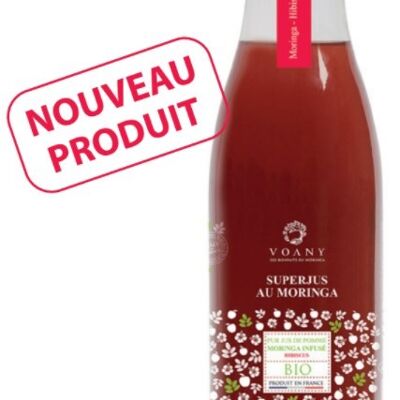 SUPERJUS BIO DE POMMES AU MORINGA HIBISCUS