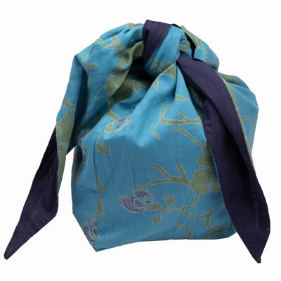 BECA JAPONESA FUROSHIKI ARBOR BLUE