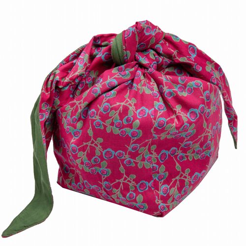 BOURSE FUROSHIKI JAPONAISE CHERRY ROSE