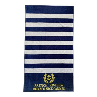 Beach towel South of France TRANSAT 90x160cm