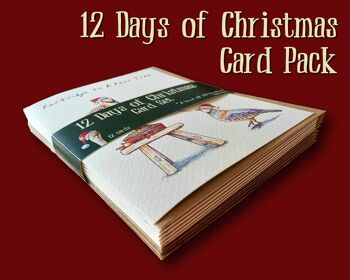 12 Days Of Christmas Card Set - Cartes de vacances - Noël 2