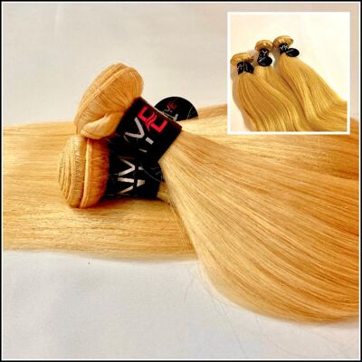 Extensions de rideaux | Cheveux raides | 50cm | Blond
