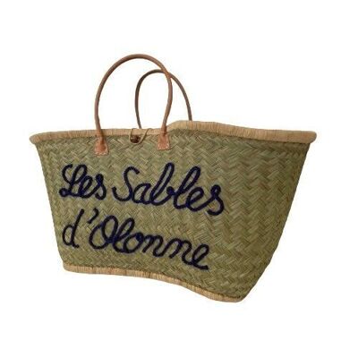 Cesta hecha a mano Feston Les Sables d'Olonne - 30x60x20x44 cm