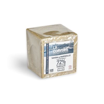 OLIVE Marseille soap – 500g – Wrapped