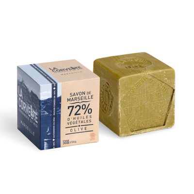 OLIVE Marseille soap – 500g – Boxed