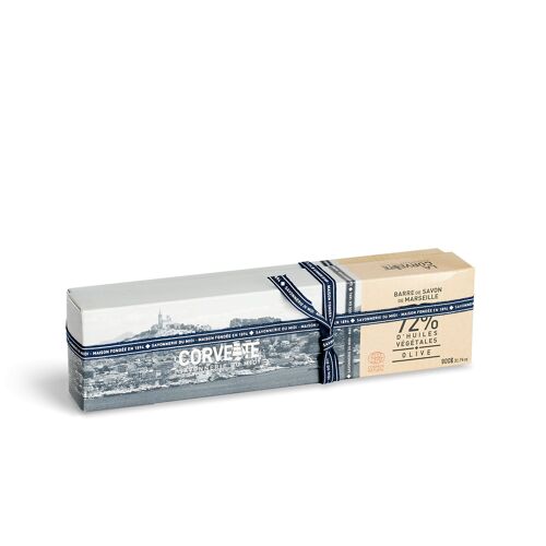 Savon de Marseille en barre OLIVE – 900g – En boite