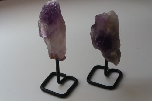 Amethyst on firm stand - rough