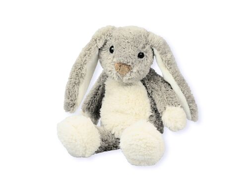 Hase sitzend 17 cm graubraun