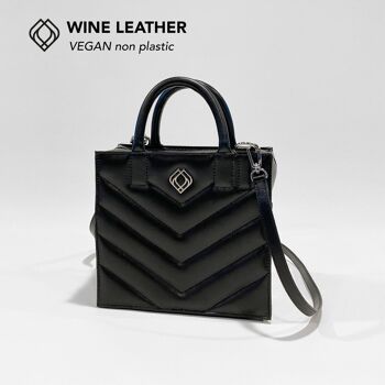 Boxbag Wine Leather Noir 1