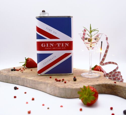 Time to Celebrate With Great British Gin - 50cl Tin - Case of 6
