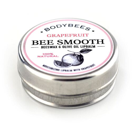 Bee Smooth Grapefruit Lip balm - tin jar