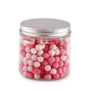 Barattolo a vite in PVC con coperchio in zinco