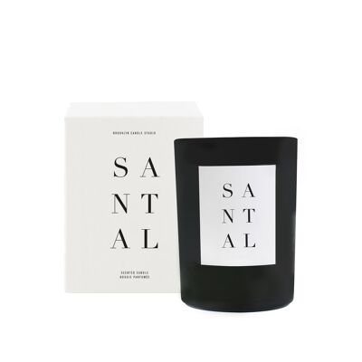 Scented Black Sandalwood Candle - Woody