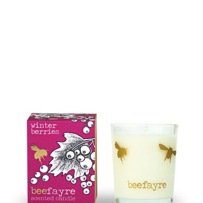 Bee Merry Winter Berries Small Scented Candle