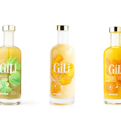 GILI Triple Hot & Spicy Pack 500mL (0% alcohol)