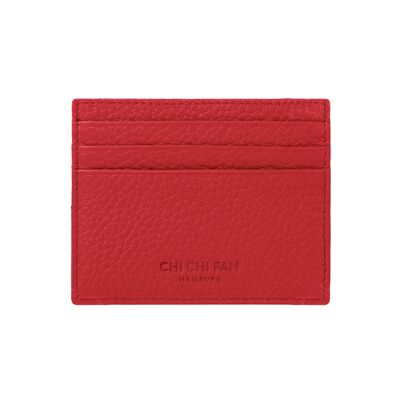 Credit card case - red