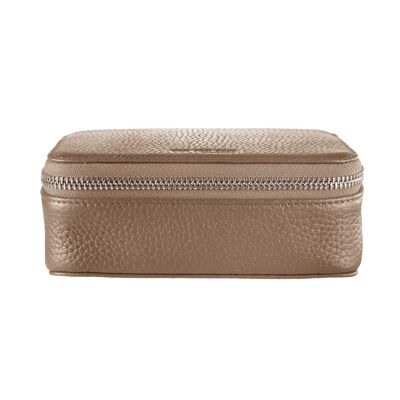 Small Travel Jewelry Case in Rose Gold