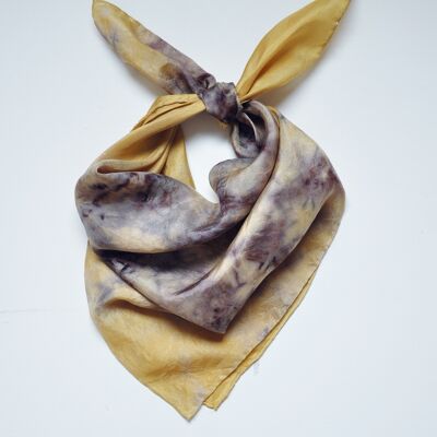 "Pansie" silk scarf