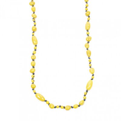 Collier ASSIA jaune acide