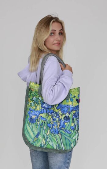 Borsa Shopper Iris In Feltro Linea Ville Bertoni 5