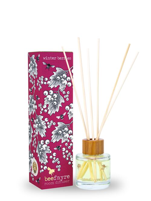 Bee Merry Winter Berries reed Diffuser