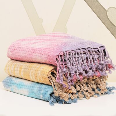 3x Waffle Tie Die Towel - Bundle