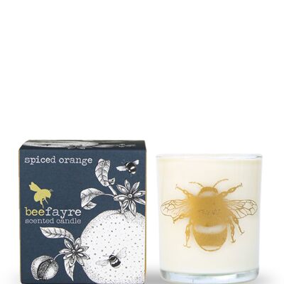 Candela profumata grande arancione speziata Bee Jolly