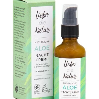 Liebe die Natur | natürliche Nachtcreme Aloe