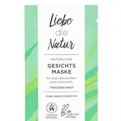 Liebe die Natur | natürliche Gesichtsmaske Aloe Vera