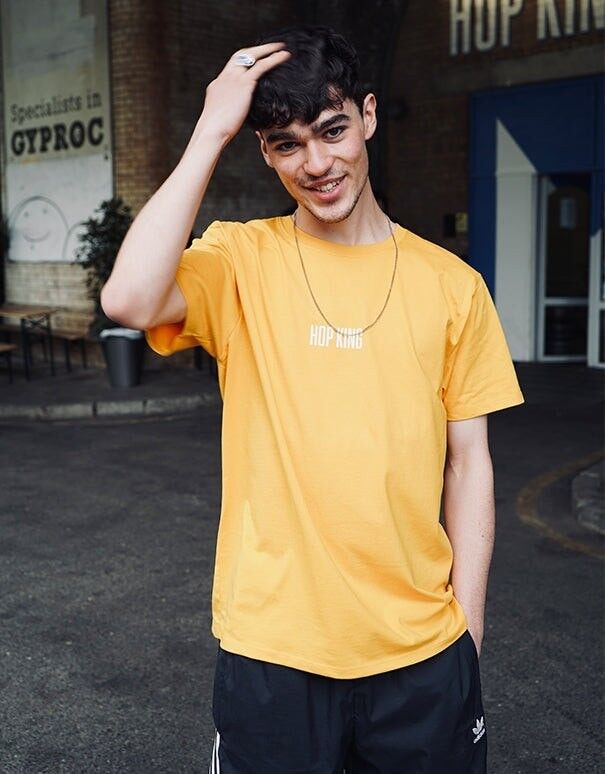 Kurzarm-T-Shirt - Burgund