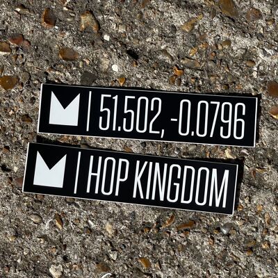 Hop-Königreich-Aufkleber